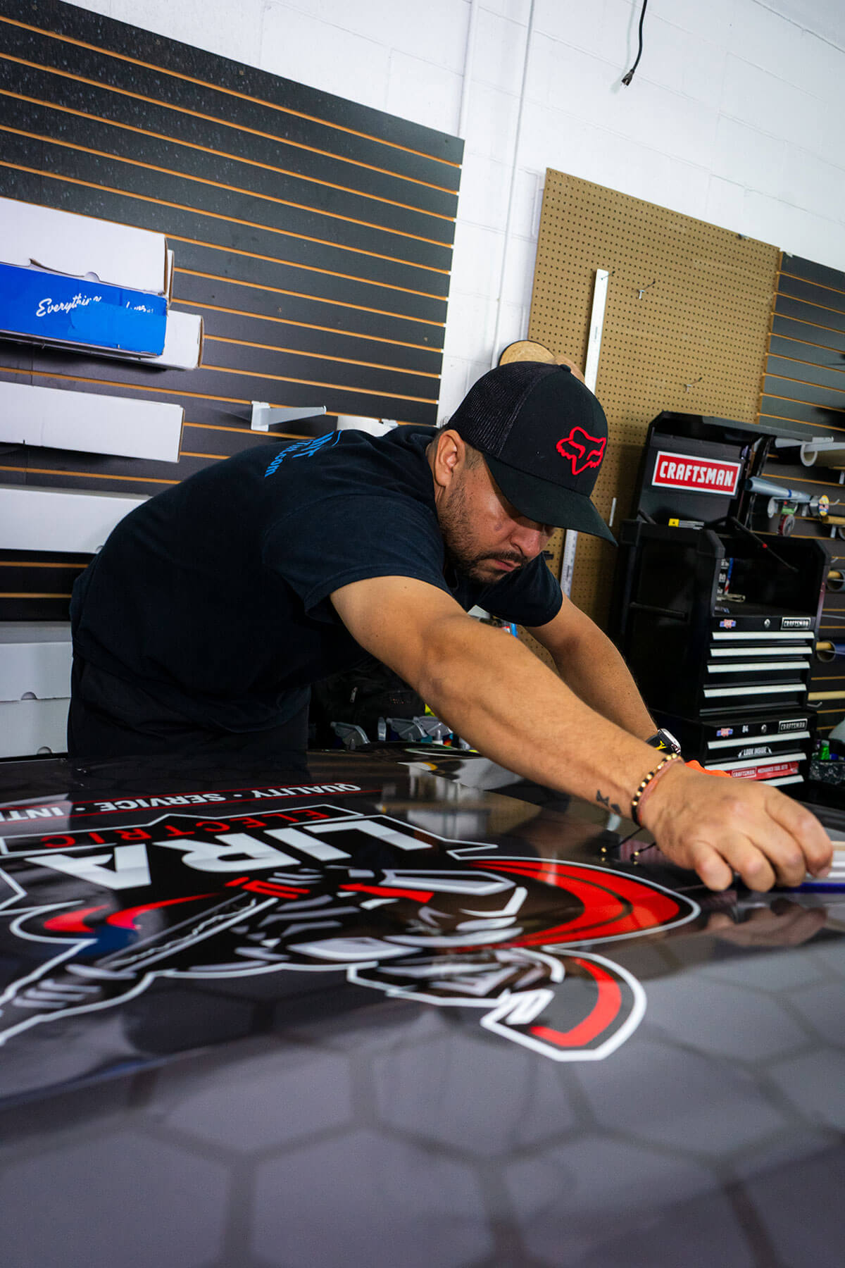 Full color-change vehicle wrap installed in the Polar Tint bay